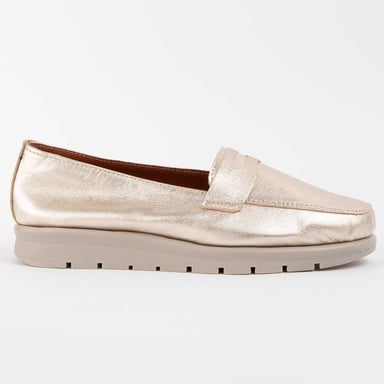 Purapiel Moccasin Meilis Gold