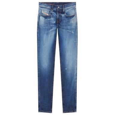 Diesel D-Strukt Distressed Blue Jeans