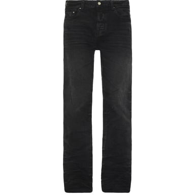 Amiri Stack Straight Fit Faded Black Jeans