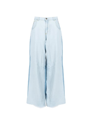 Pinko Trousers Dennis Woman's Blue