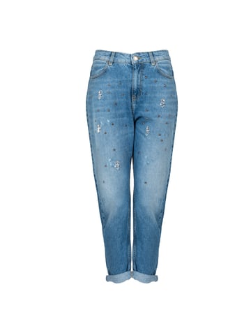 Pinko Trousers Maurice Woman's Blue