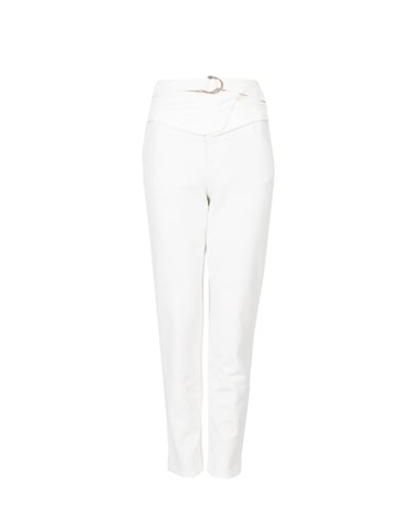 Pinko Trousers Samantha Woman's White