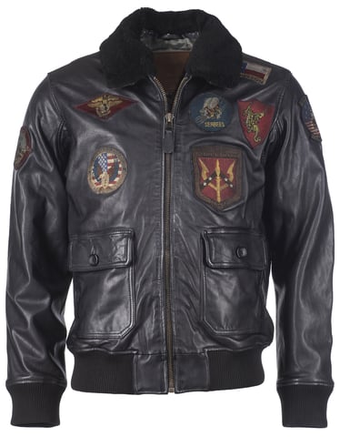 Top Gun leather jacket TGJ1001
