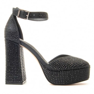 Montevita Heeled Shoe Sandant Black