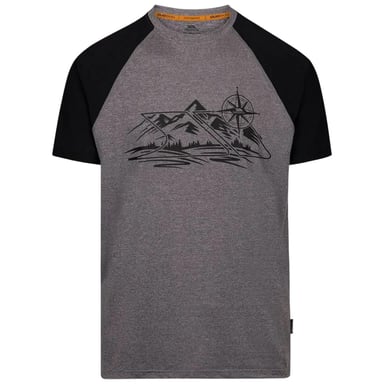 Trespass Heren Fullmer Mountain T-Shirt (Grijs Marl)