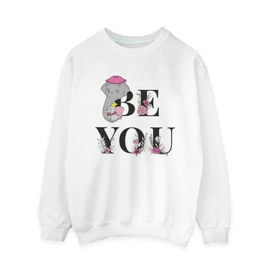 Disney Womens/Ladies Dumbo Be You Sweatshirt (White)