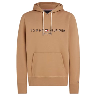 Tommy Hilfiger Hoodies Logo Hoodie Brown