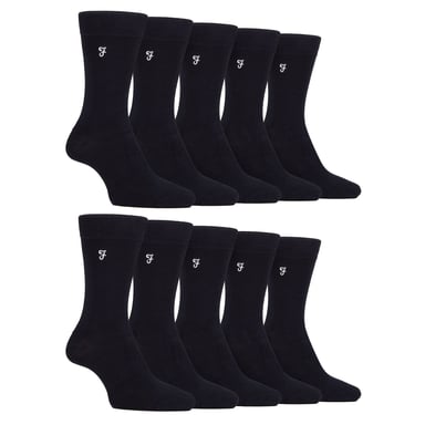 Heren 10 paar multi-pack heldere bamboosokken