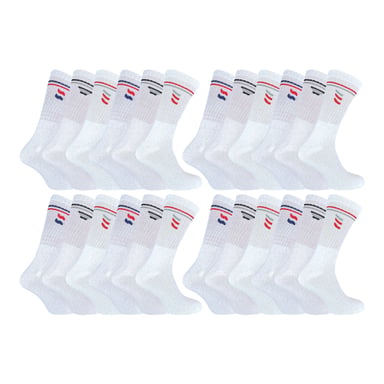 24 par Multipack Mens Classic Sport Andningsbara Strumpor