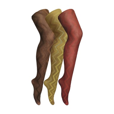 3-Pak Dames 80 Denier Panty’s | Zachte Patroon Panty’s