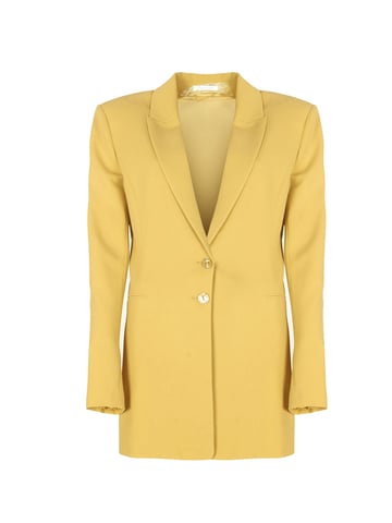 Patrizia Pepe Jacket Woman's Yellow