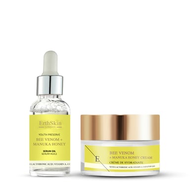 Bijengif + Manuka Honing Crème 50ml +Bijengif + Manuka Honing Serum Olie 30ml