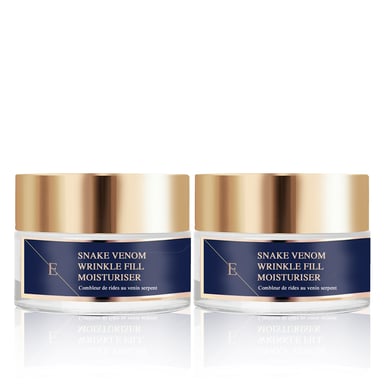 2 x Wrinkle Fill Slangengif Moisturiser 50ml