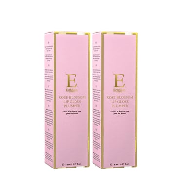 2 x Rose Blossom Lip Gloss Plumper 8ml