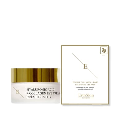 Hyaluronic Acid + Collagen Pro Age Eye Cream 30ml + Double Collagen + Rose Hydrogel Eye Pads 5 X 2