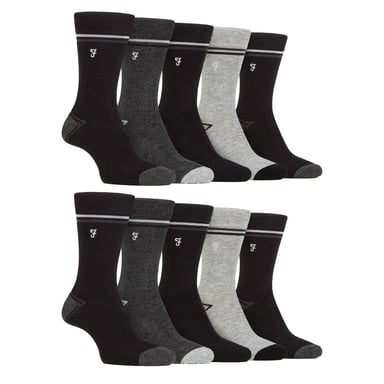 Herr 10 par Multi-Pack Bright Bamboo Strumpor