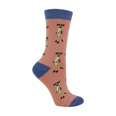 1 Verpakking Dames Novelty Dierenpatroon Bamboosokken