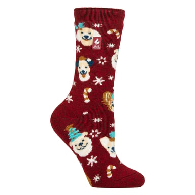 Dames Lite Thermische Kerst Novelty Patroon Sokken