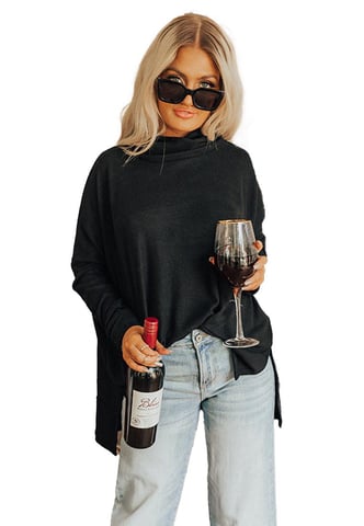Zwart Coltrui Shift Tuniek Top
