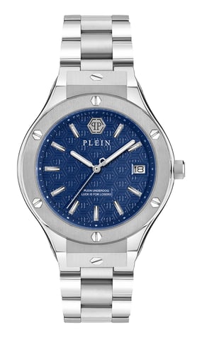 Philipp Plein Plein Underdog Heren Zilveren Horloge PWUFA0425