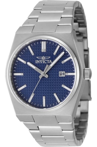 Invicta Speedway 48390 Heren Horloge - Quartz Uurwerk - Roestvrij Staal met blauwe Wijzerplaat - 40mm