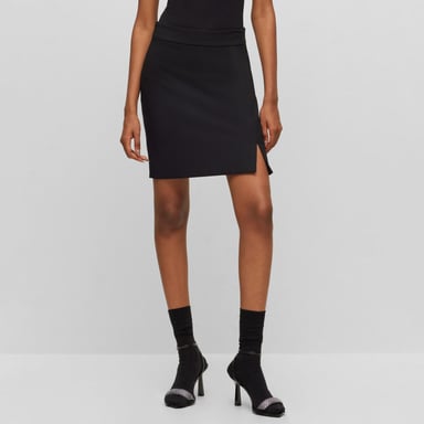 Hugo Boss Rovani minirok voor dames in zwart