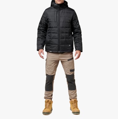 Hard Yakka PUFFA 2.0 Herrjacka Svart