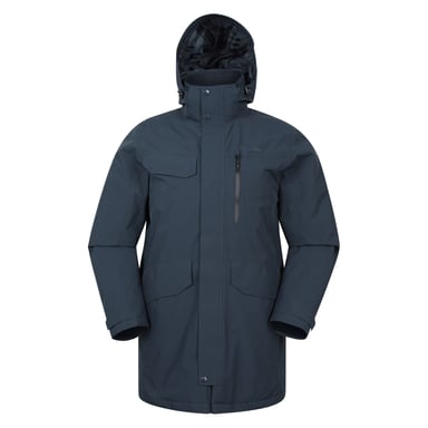 Mountain Warehouse Mens Reid Waterproof Padded Jacket (Navy)