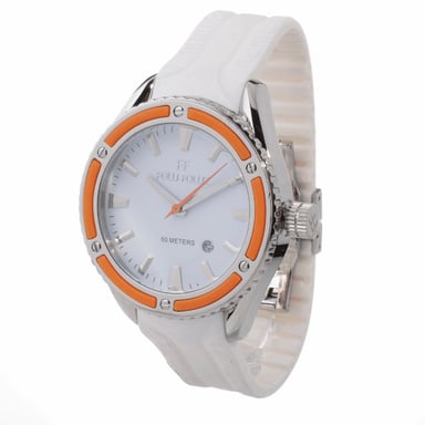 Folli Follie Ladies Watch Quartz silver orange