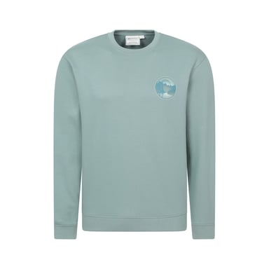 Mountain Warehouse Mens Tree Ring Sweatshirt (Light Khaki)
