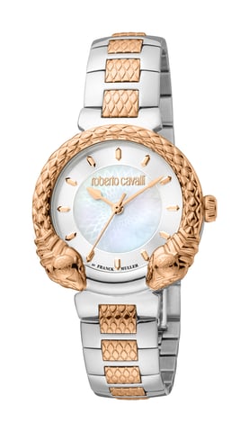 Twee Tonen RVS Horloge