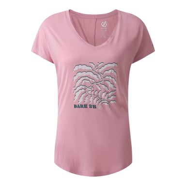 Dare 2B T-shirt Serene Leaves för dam och dam (Liljor)