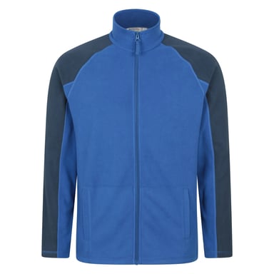 Mountain Warehouse Mens Ashbourne Full Zip Fleece Jacket (Cobalt)