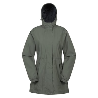 Mountain Warehouse Womens/Ladies Rainfall Waterproof Jacket (Green)