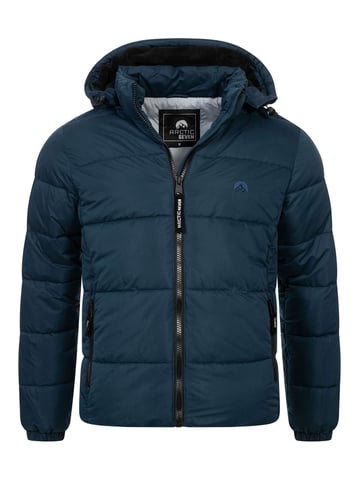 Arctic Seven Men's Winter Puffer Jacket Navy