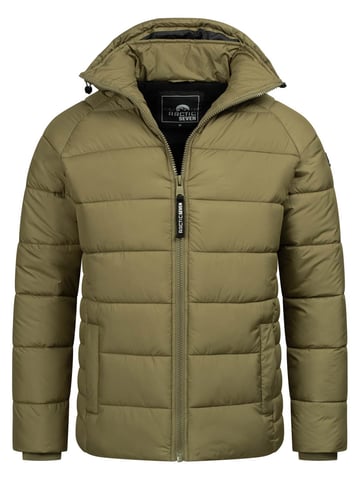 Arctic Seven Men's Padded Winter Jacket with Detachable Hood in Olive