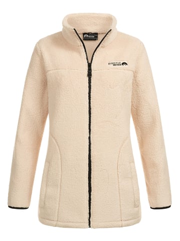 Arctic Seven Dames Sherpa Fleecejas – Warme Outdoorjas met Rits Beige