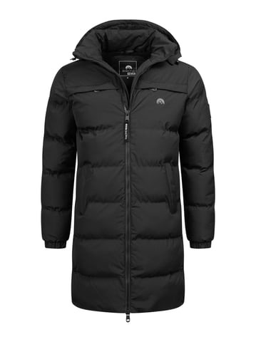 Arctic Seven Heren Gewatteerde Winterparka Zwart
