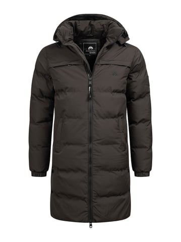 Arctic Seven Heren Gewatteerde Winterparka Donkergrijs
