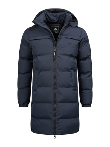 Arctic Seven Heren Gewatteerde Winterparka Marine