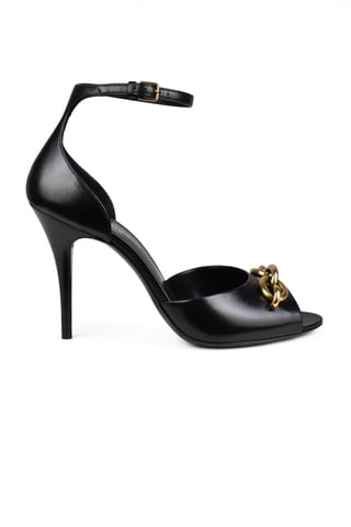 Saint Laurent Sandals Le Maillon Black