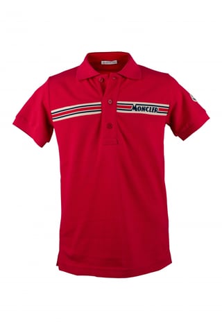 Moncler Polo Shirt Red