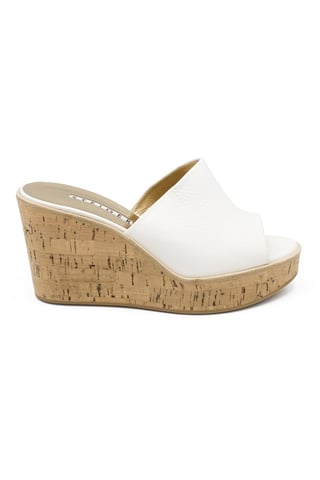 Walter Steiger Platform mules White
