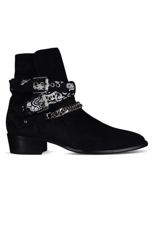 AMIRI Boots Bandana Buckle Black