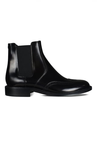 Saint Laurent Chelsea Laarzen Legerzwart
