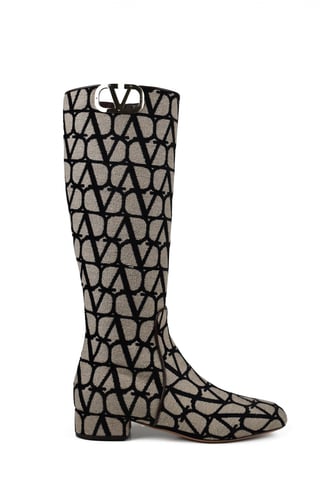 Valentino Garavani VLogo boots Nude
