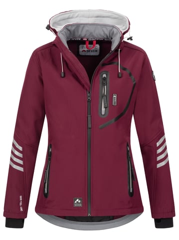 Arctic Seven Dames Softshelljas Bordeaux-Grijs