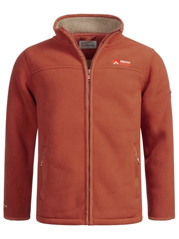 Arctic Seven fleecejack voor heren – terracotta