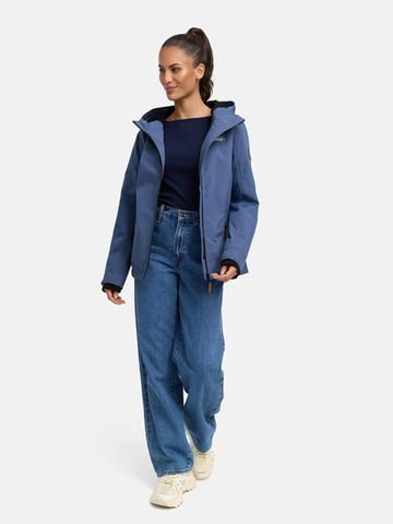 Marikoo Women’s Lightweight Transitional Jacket Water and Wind Resistant with Hood Dusty Blue