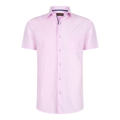 Cappuccino Italia Overhemden Korte Mouw Palermo Pink